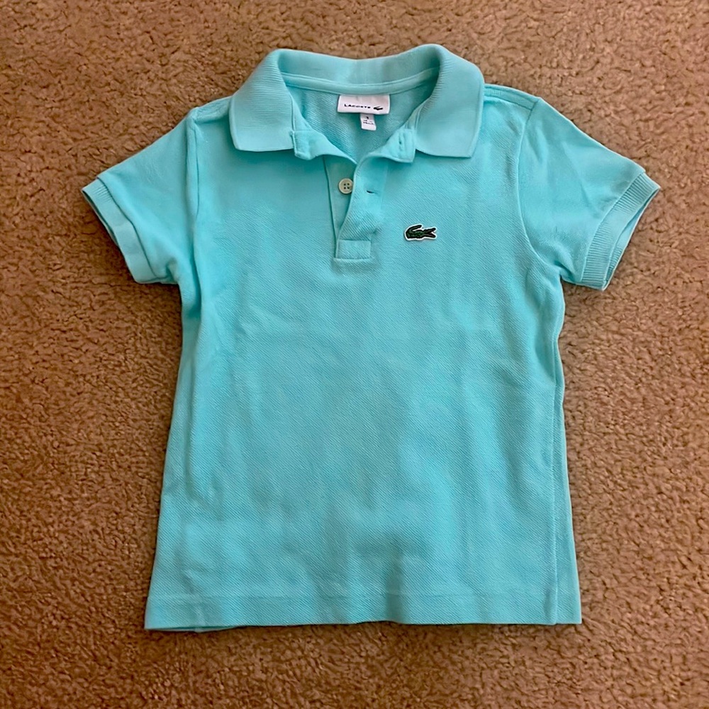 Lacoste Polo Kids Classic Pique Shirt Size 3